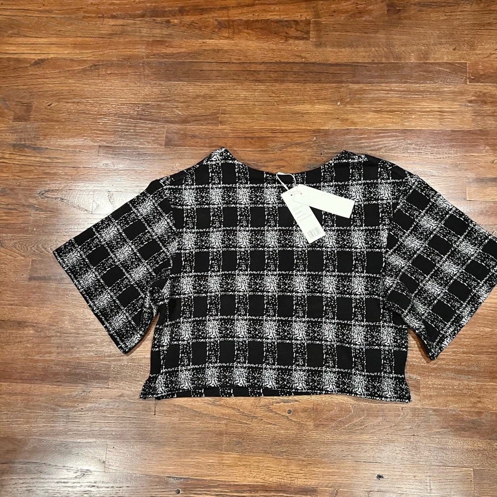 Adyson Parker Wide Short Sleeve Crop Top